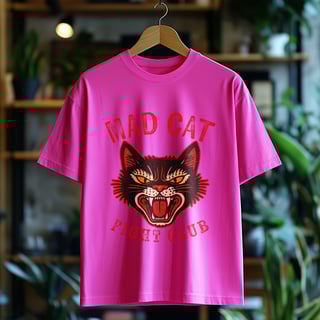 Nome do produto Camiseta Masculina MAD CAT