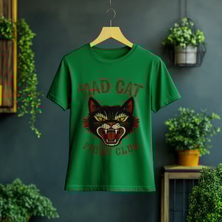 Nome do produto Camiseta Feminina Mad Cat