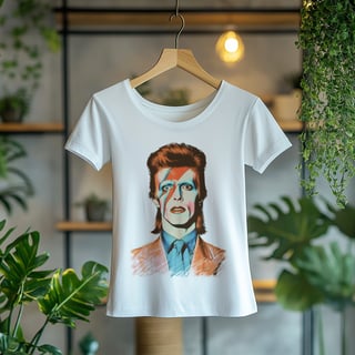 Nome do produto Camiseta Feminina David Bowie