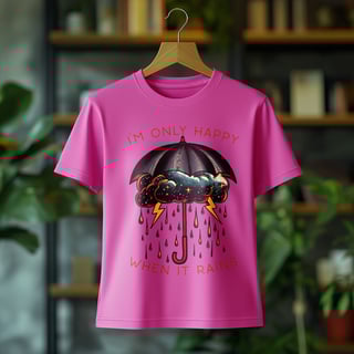 Nome do produto Camiseta Feminina I'm Only Happy When It Rains