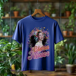 Nome do produto Camiseta Estonada Clara Nunes
