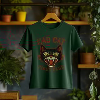 Nome do produto Camiseta Feminina Mad Cat