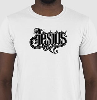Nome do produto Camiseta Jesus Tattoo Style
