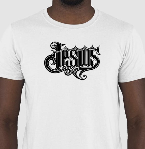 Camiseta Jesus Tattoo Style