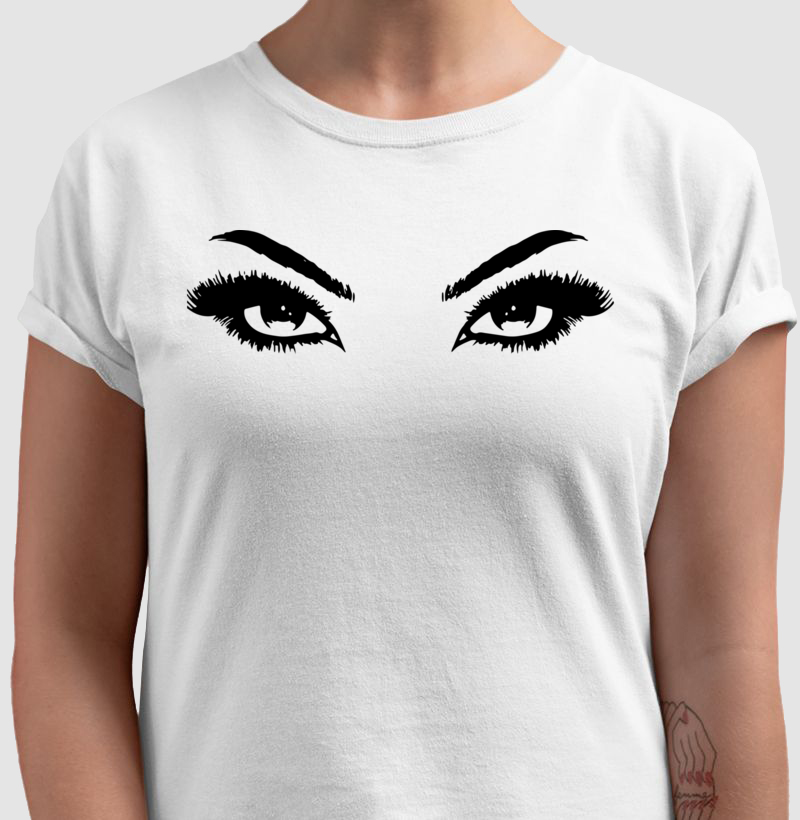 Nome do produto: Camiseta Olhar que Hipnotiza – AFAVELLA