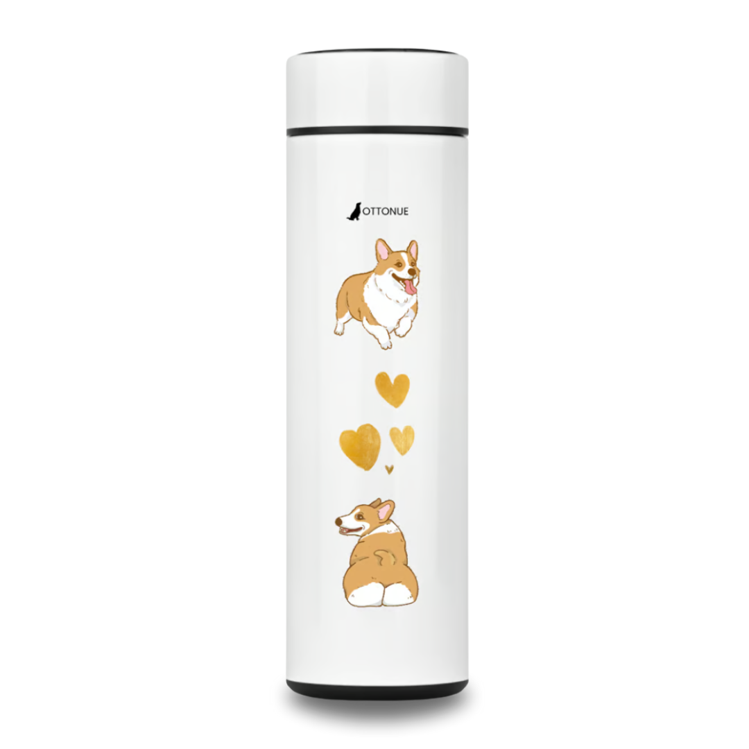 Nome do produto: Garrafa Corgi Love