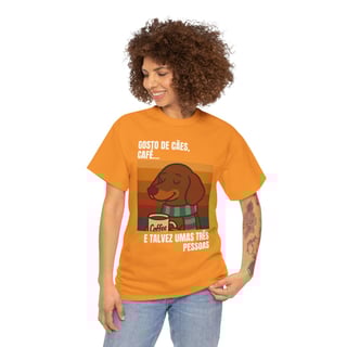 Nome do produto Camiseta Cães e Café