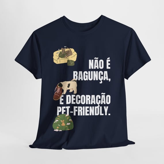Camiseta Decoração Pet-Friendly