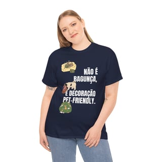 Nome do produto Camiseta Decoração Pet-Friendly
