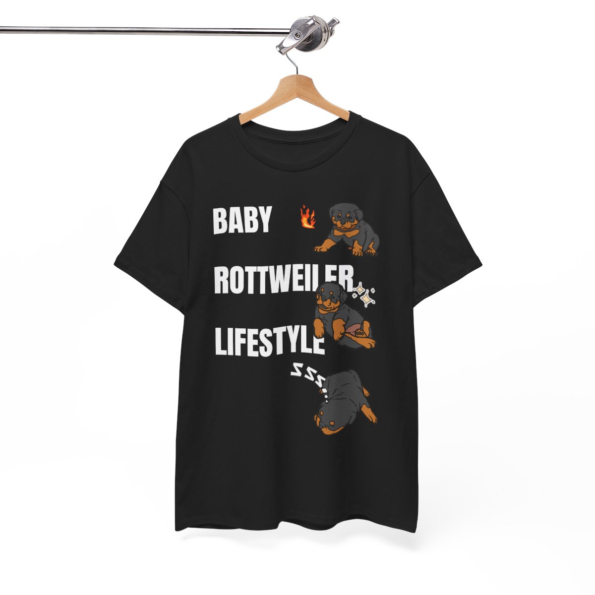 Nome do produto: Camiseta Baby Rottweiler Lifestyle 