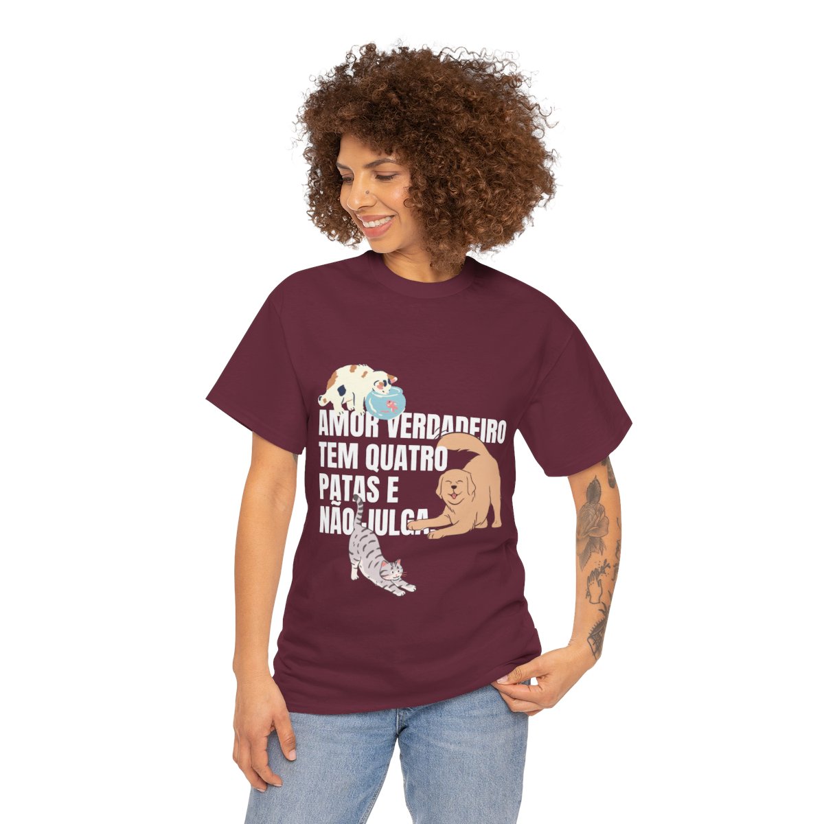 Nome do produto: Camiseta Amor Verdadeiro