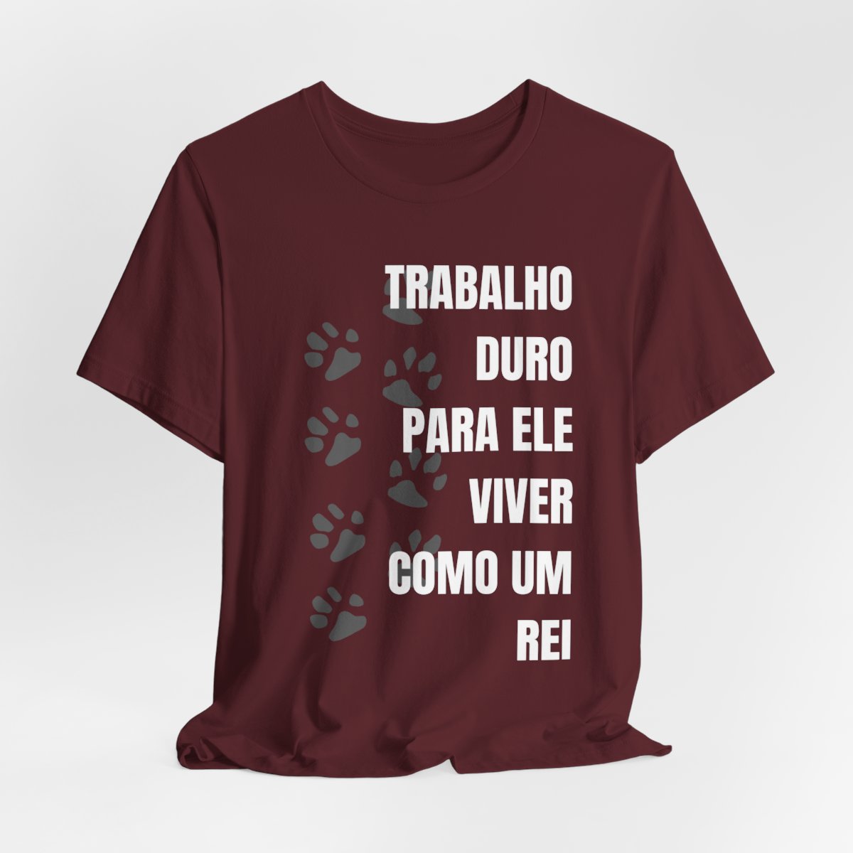 Nome do produto: Camiseta Trabalho e Mordomia