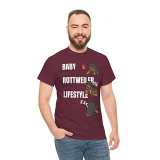 Nome do produto Camiseta Baby Rottweiler Lifestyle 