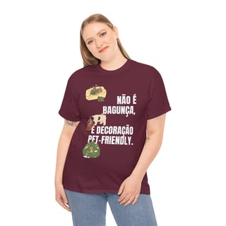 Nome do produto Camiseta Decoração Pet-Friendly