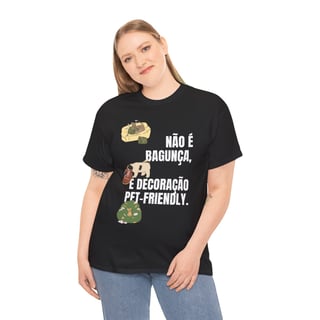 Nome do produto Camiseta Decoração Pet-Friendly
