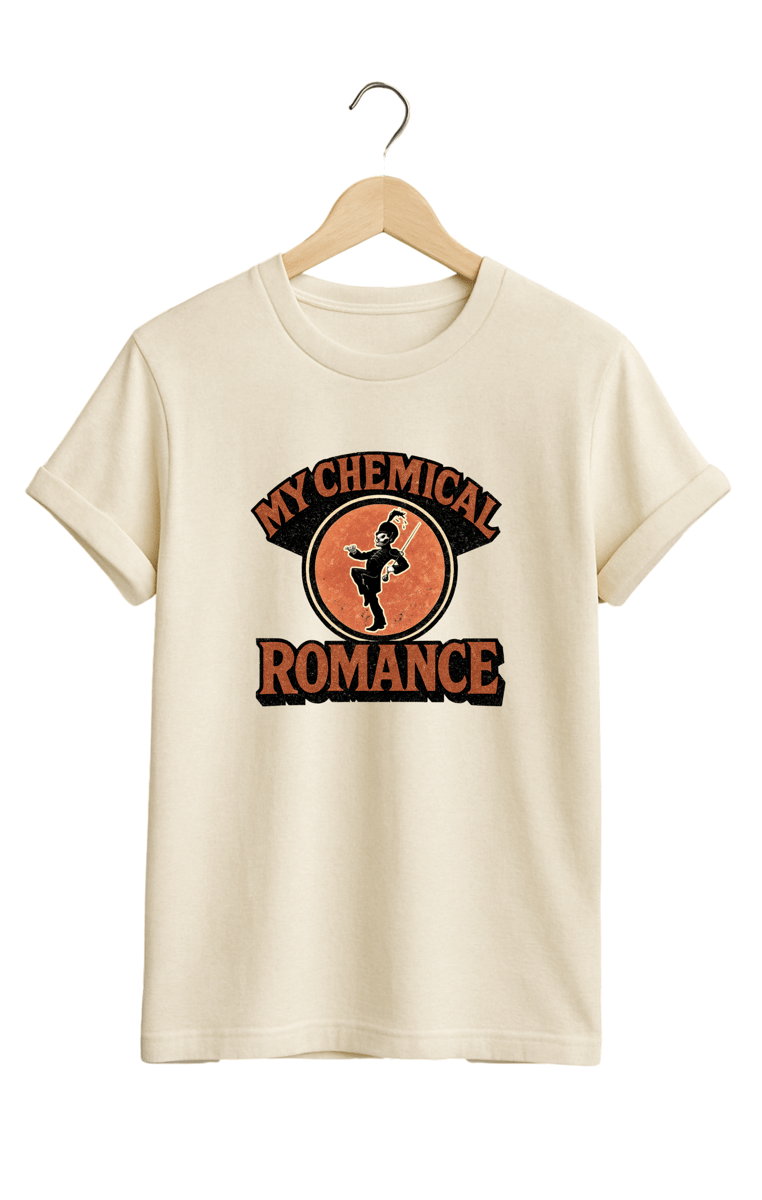 Nome do produto: [PREMIUM] CAMISETA MY CHEMICAL ROMANCE OFF-WHITE