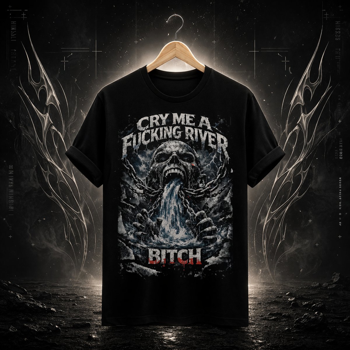 Nome do produto: [PREMIUM] CAMISETA CRY ME A FCKING RIVER
