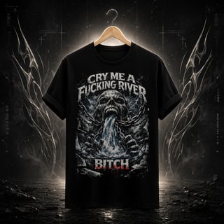 Nome do produto [PREMIUM] CAMISETA CRY ME A FCKING RIVER