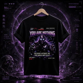 [PREMIUM] CAMISETA YOU ARE NOTHING