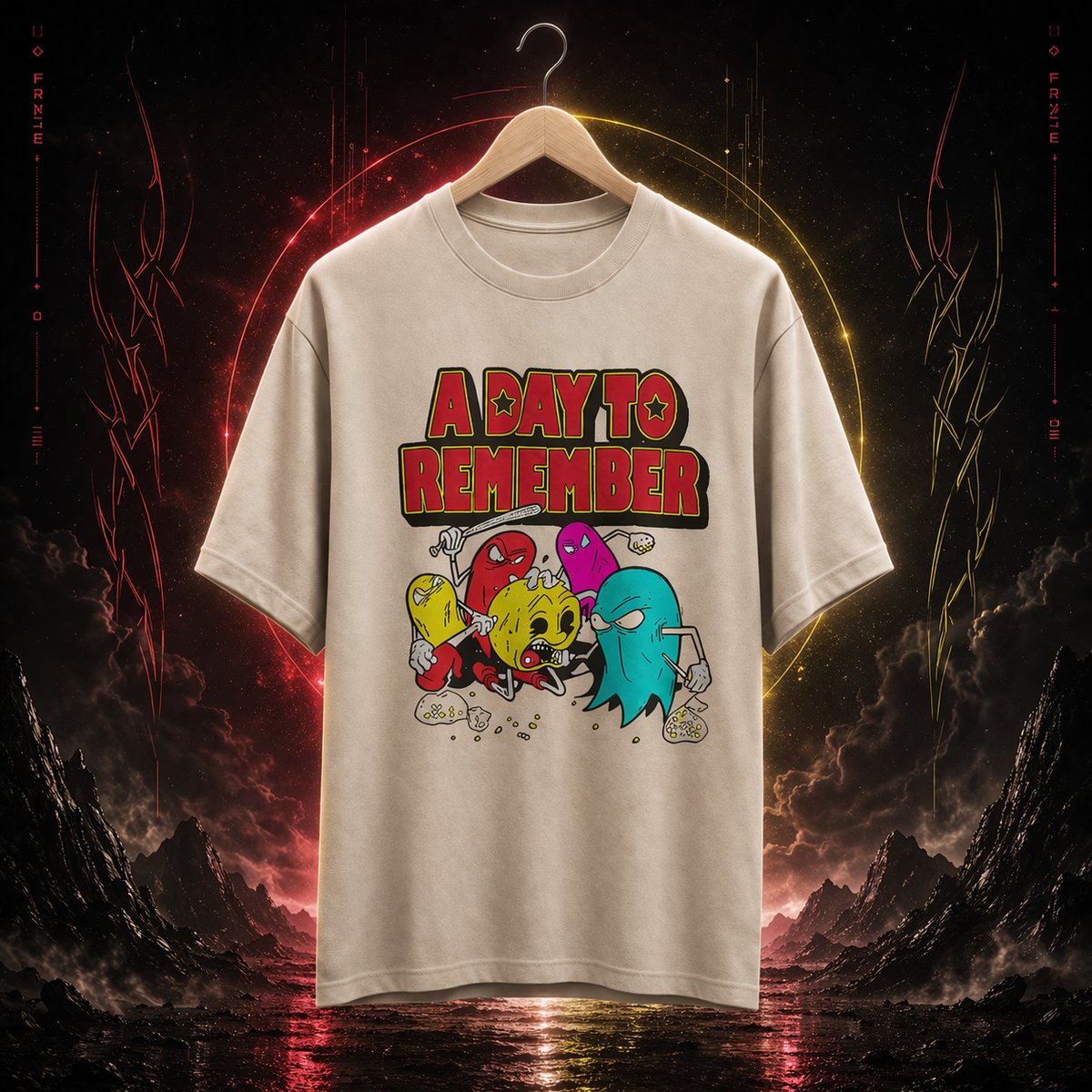 Nome do produto: [PREMIUM] CAMISETA A DAY TO REMEMBER “OFF-WHITE”
