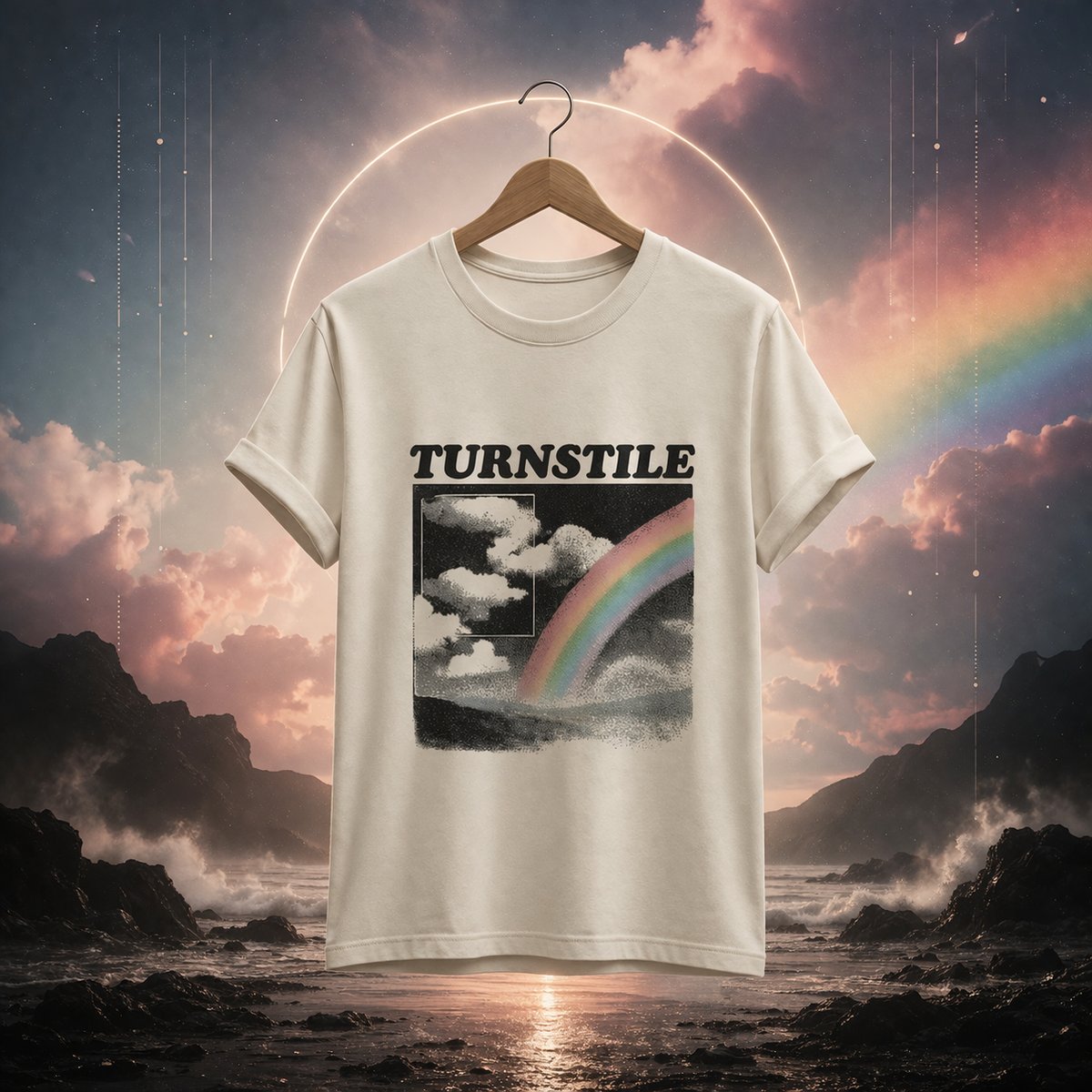 Nome do produto: [PREMIUM] CAMISETA TURNSTILE “OFF-WHITE”