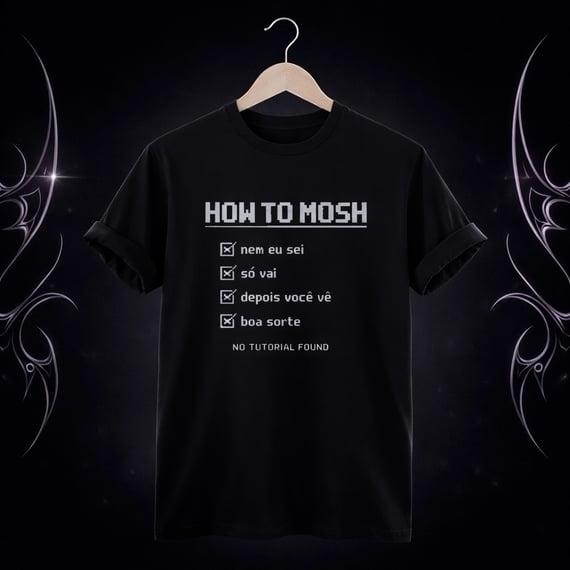 [BÁSICA] CAMISETA “HOW TO MOSH”
