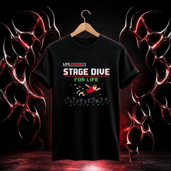 [PREMIUM] CAMISETA STAGE DIVE FOR LIFE