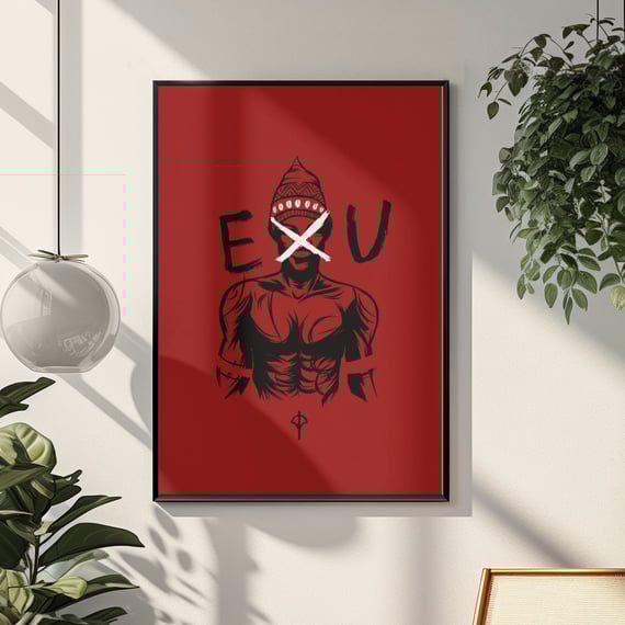 Poster Exu Vermelho Vertical