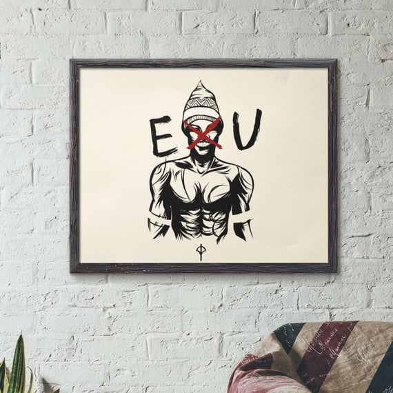 Poster Exu fundo branco Horizontal