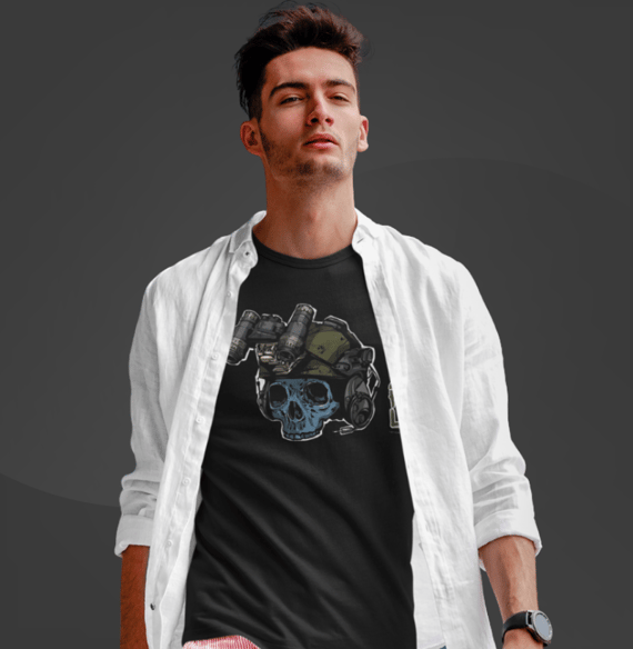 Camiseta Fuzileiro Real Skull FZRL