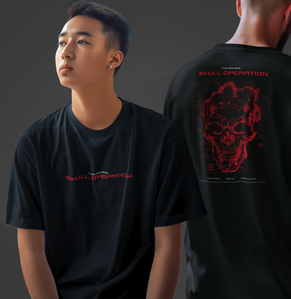 Camiseta Fuzileiro Real Skull Operation