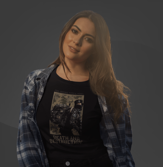 Camiseta Fuzileiro Real Deeth and destructin