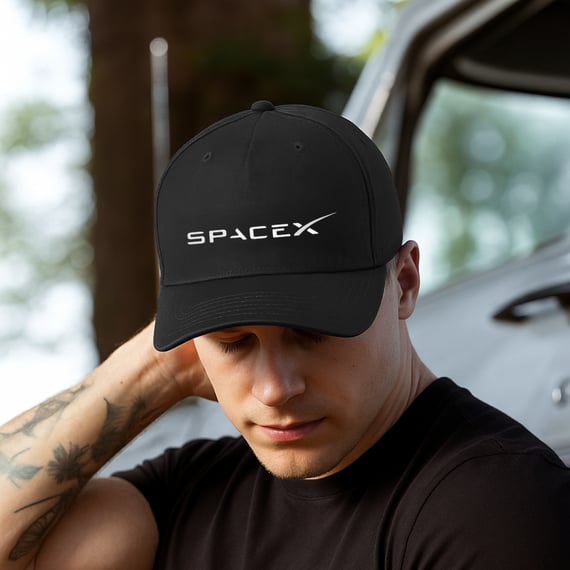 Boné SpaceX Com Tela