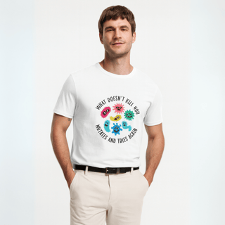 Camisa Mutates Biology Virus Unissex