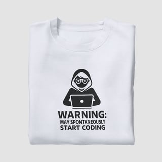 Nome do produtoCamisa Warning Coding Unissex