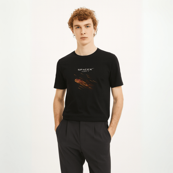 Camisa SpaceX Flight 7 Unissex