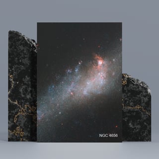 Poster Retrato - Galáxia NGC 4656