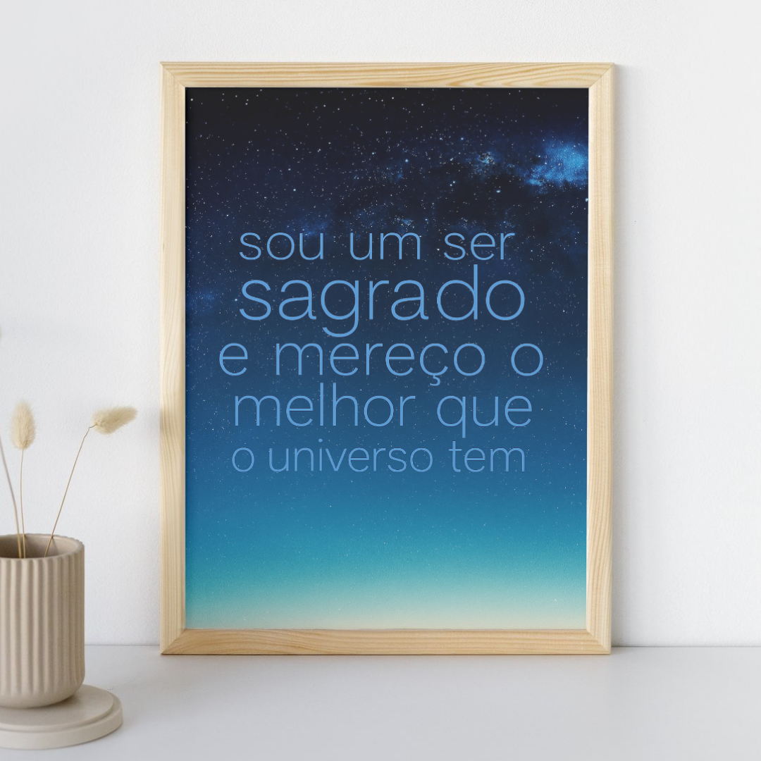 Poster Sagrado Universo Nome do produto: Poster Sagrado Universo