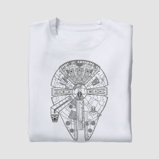 Nome do produtoCamisa Star Wars - Millennium Falcon