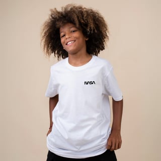 Nome do produtoCamisa NASA Infantil Minimalista
