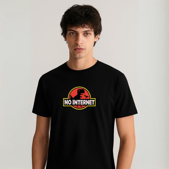 Camisa NO INTERNET Jurassic Park