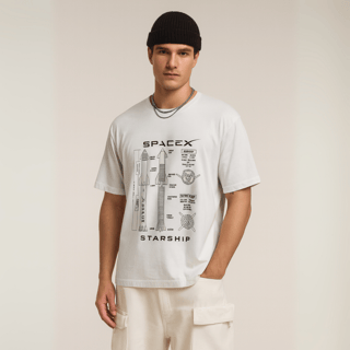 Camisa SpaceX Starship Unissex
