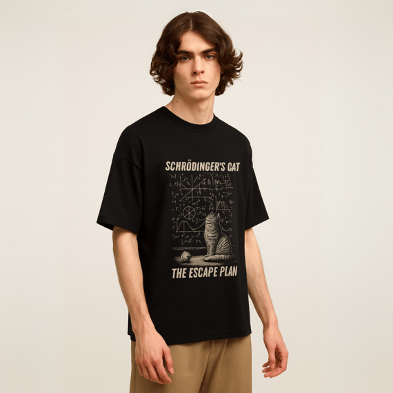 Camisa Schrodingers Cat Unissex