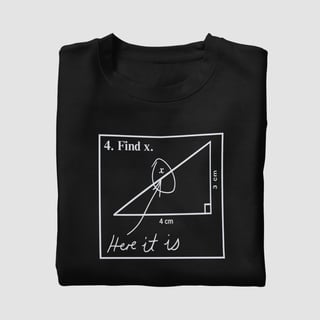 Nome do produtoCamisa Find the X Unissex