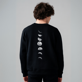 Moletom Fases da Lua Minimalista Unissex