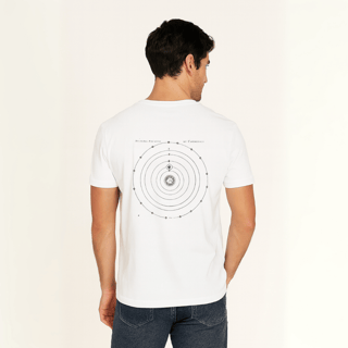 Nome do produtoCamisa Unissex Sistema Solar de Copérnico Frente e Verso
