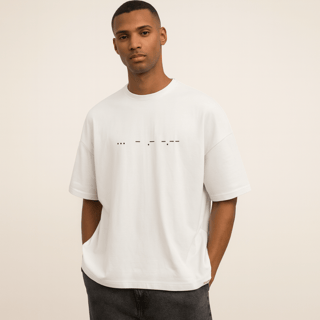 Camisa Interestelar STAY Codigo Morse