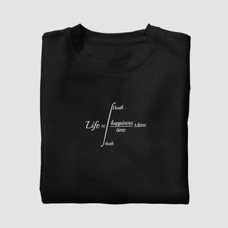 Nome do produtoCamisa Minimalista Integral da Vida