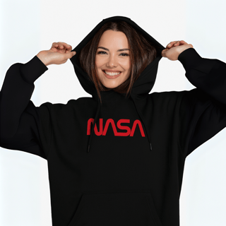 Nome do produtoCasaco NASA Moletom hoodie Logo horizontal Prime Canguru