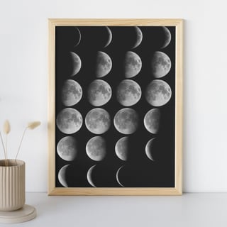 Poster Fases da Lua